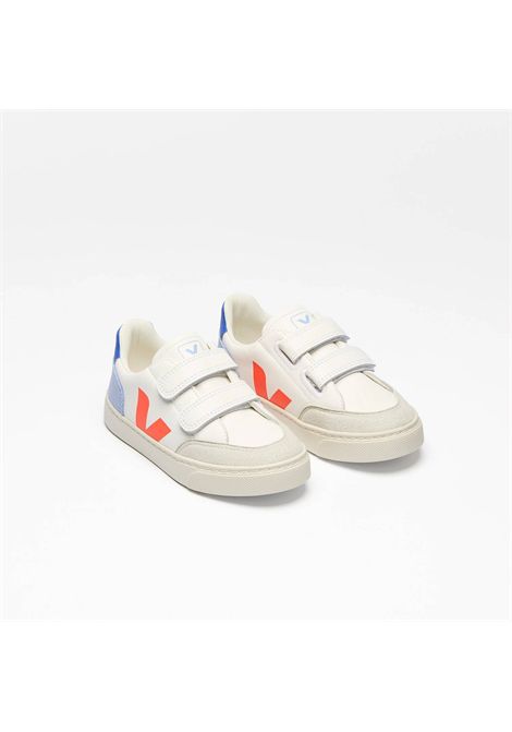 Sneakers con logo VEJA | XV0520978CWHITE MULTICO ORANGE FLUO